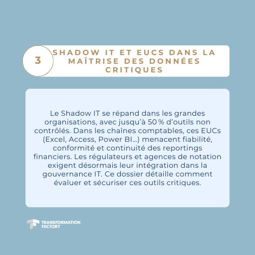 Shadow IT et EUCS